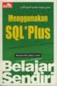 Menggunakan SQL*Plus