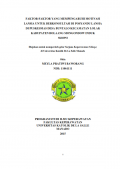 FAKTOR-FAKTOR YANG MEMPENGARUHI MOTIVASI LANSIA UNTUK BERKONSULTASI DI POYANDU LANSIA DI PUSKESMAS DESA BUNTALO KECAMATAN LOLAK, KABUPATEN BOLAANG MONGONDOW INDUK