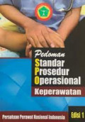 Pedoman Standar Prosedur Operasional Keperawatan