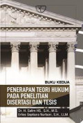 Penerapan Teori Hukum pada Penelitian Disertasi dan Tesis