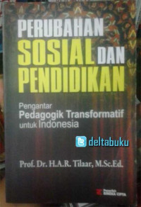 Perubahan Sosial dan Pendidikan
