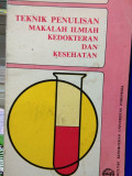 Teknik Penulisan Makalah Ilmiah Kedokteran Dan Kesehatan