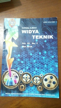 Jurnal Ilmiah Widya Teknik ; Vol. 15 No.1
