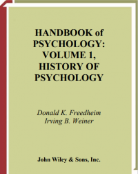 Handbook of Psychology Volume 1 History of Psychology